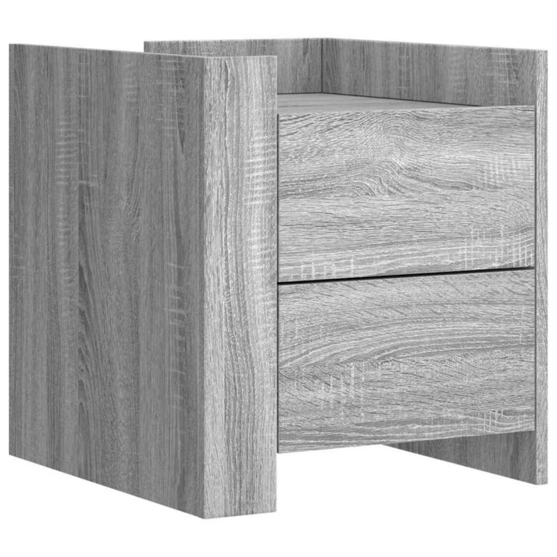 Szafka nocna WaszeMeble szary dąb sonoma WM-848288 1 szt.
