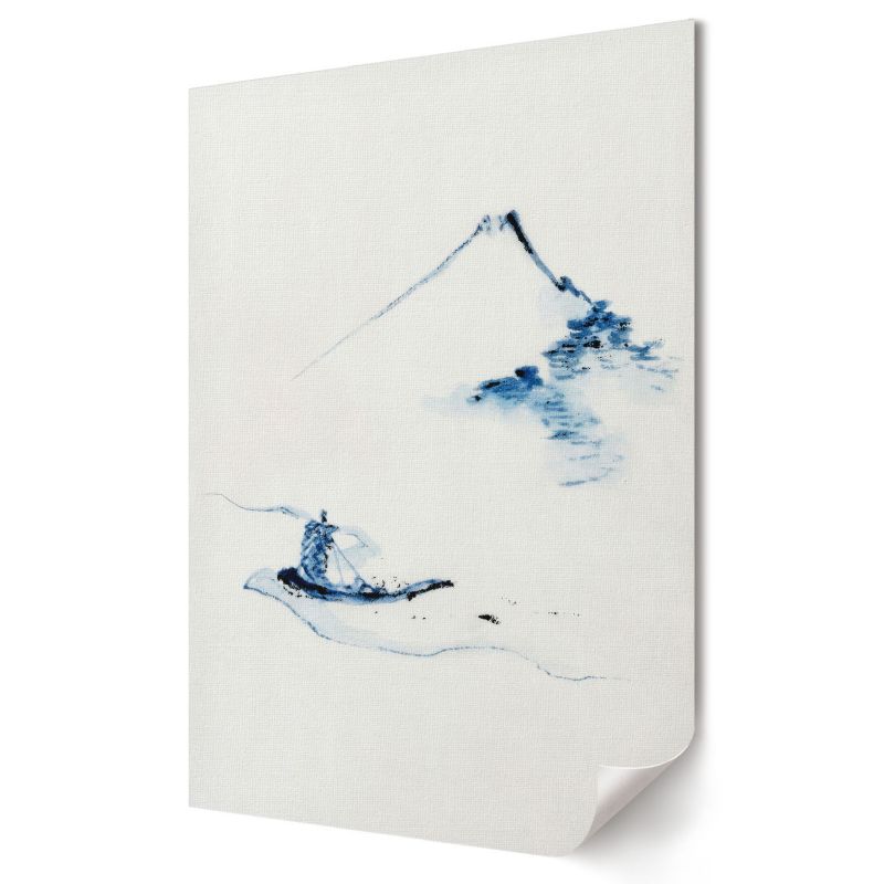 Plakat Wallfluent Format A2 Człowiek w łódce Artysta Hokusai 1 szt.