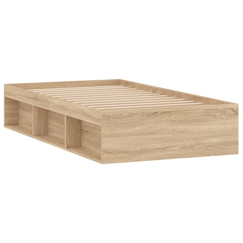 Łóżko drewniane WaszeMeble 100x200 cm brązowe WM-3203833 1 szt.