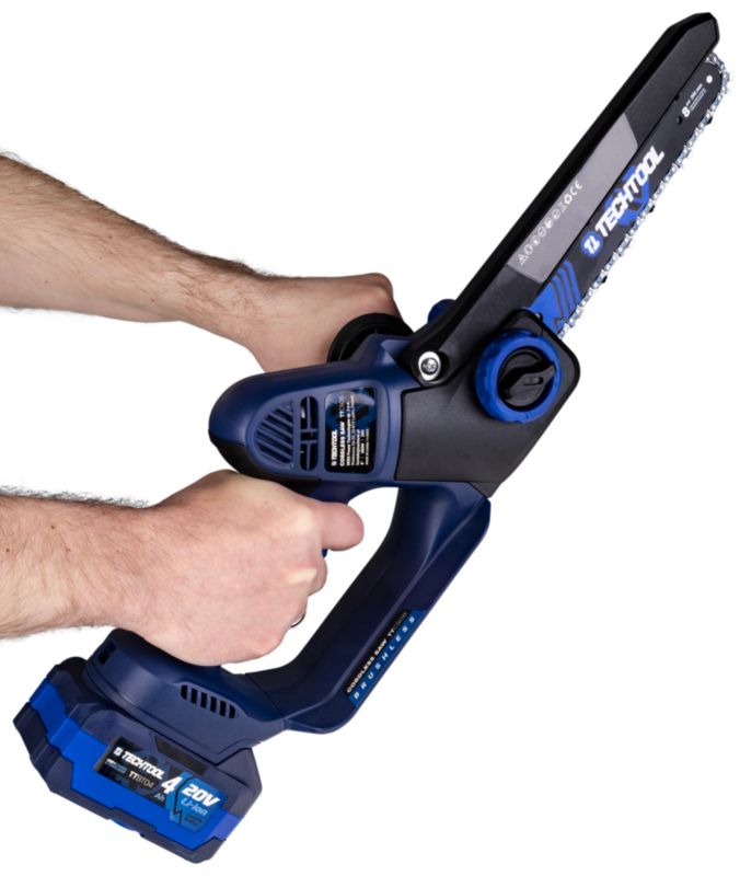 Piła łańcuchowa TECHTOOL 600W akumulatorowa bezszczotkowa 8" Akumulator 4Ah 1 kpl.