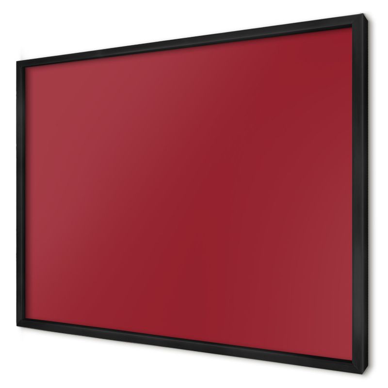 Tablica magnetyczna dekoracyjna Wallfluent 70x50 Jasny bordowy w czarnej ramie 1szt