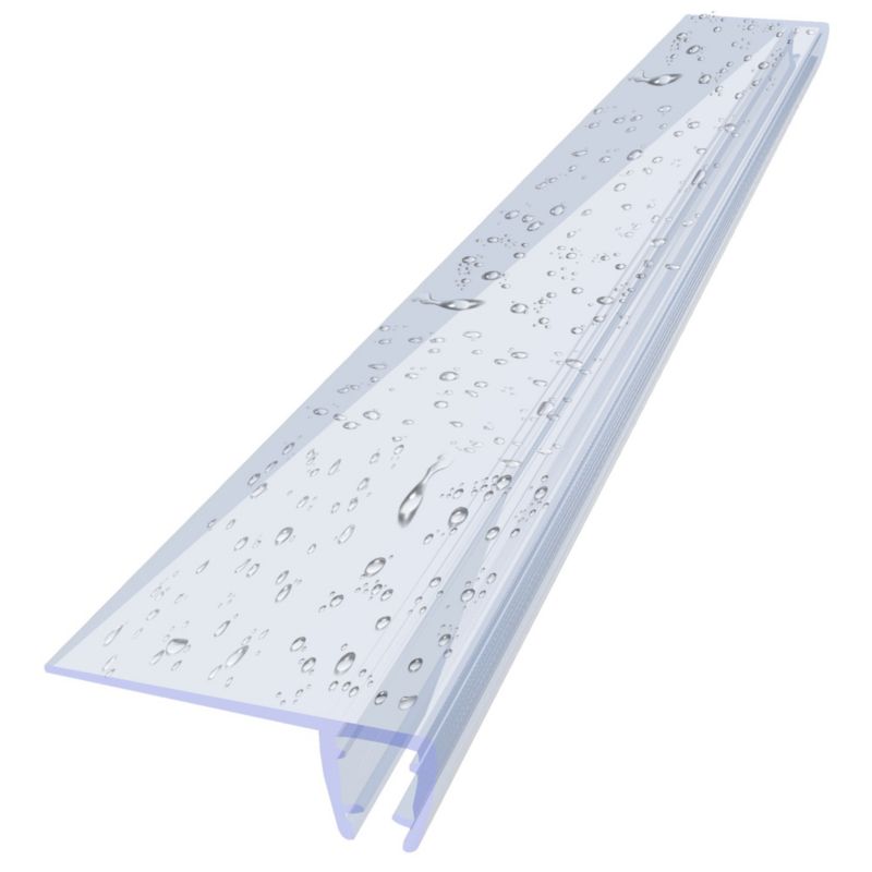 Uszczelka prysznicowa KYCT DK02 6 mm do szyby 80 cm transparentna PVC 1 szt