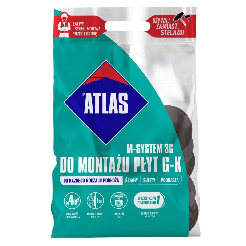 Łącznik do montażu płyt g-k Atlas M-System 3G L100