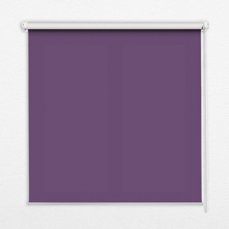 Roleta Dekoracyjna Tulup 100x140 cm Fioletowy Montaż do ściany/sufitu 1 szt.