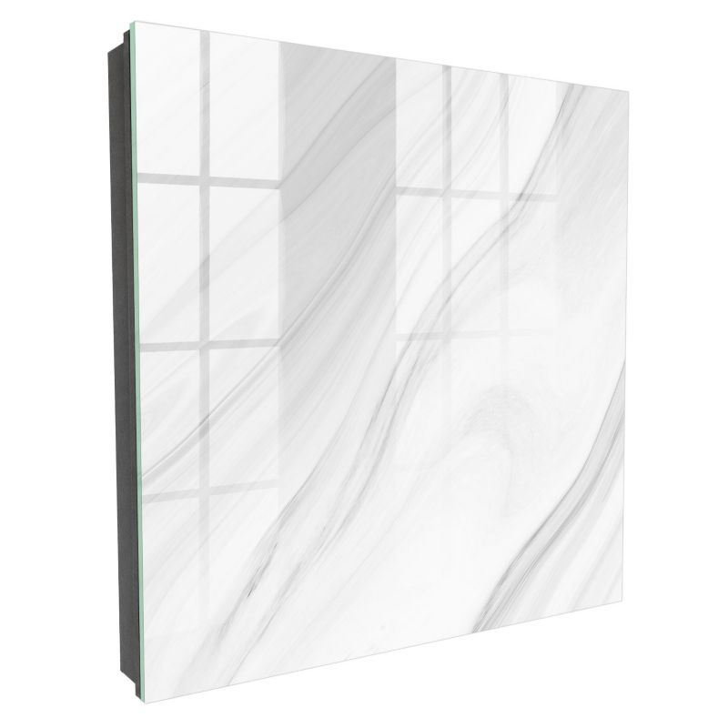 Organizer Na Klucze Tulup 30x30 cm Fale elegancji - Czarna - Otwierana na prawo 1 szt.