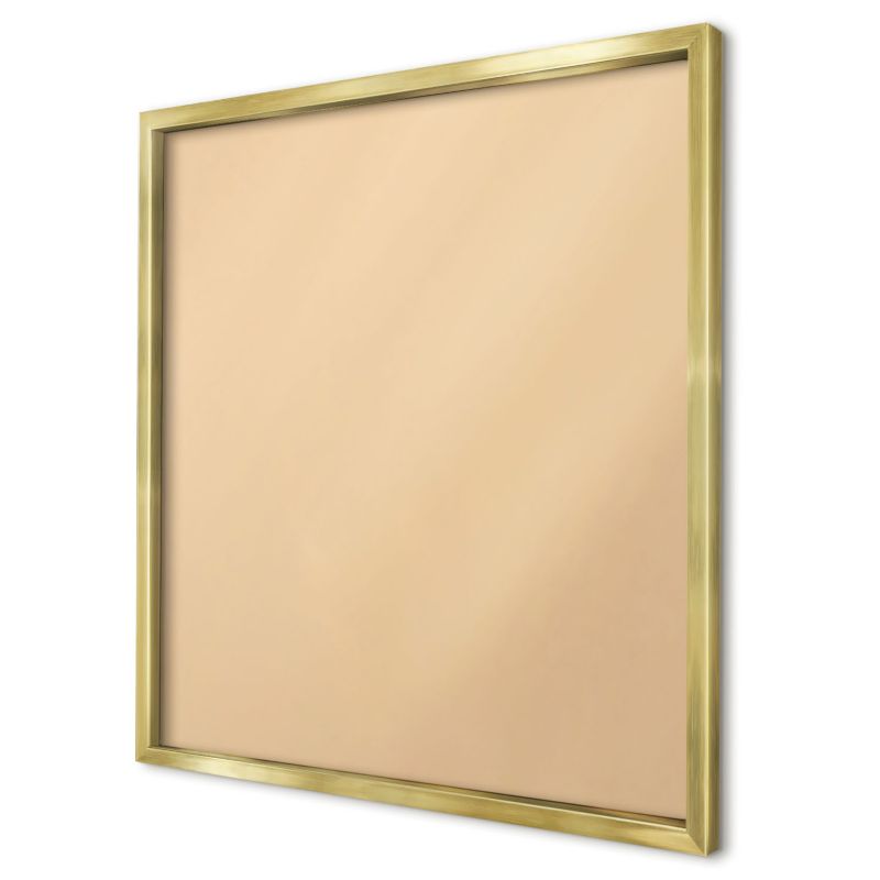 Tablica magnetyczna ozdobna Wallfluent 50x50 Kremowa harmonia w złotej ramie 1szt