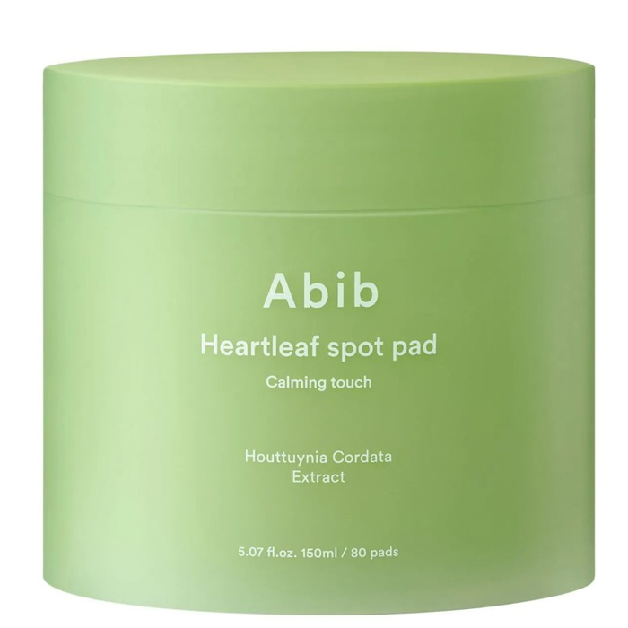 Abib Heartleaf Spot Pad Calming Touch - Kojące płatki do twarzy, 80 szt
