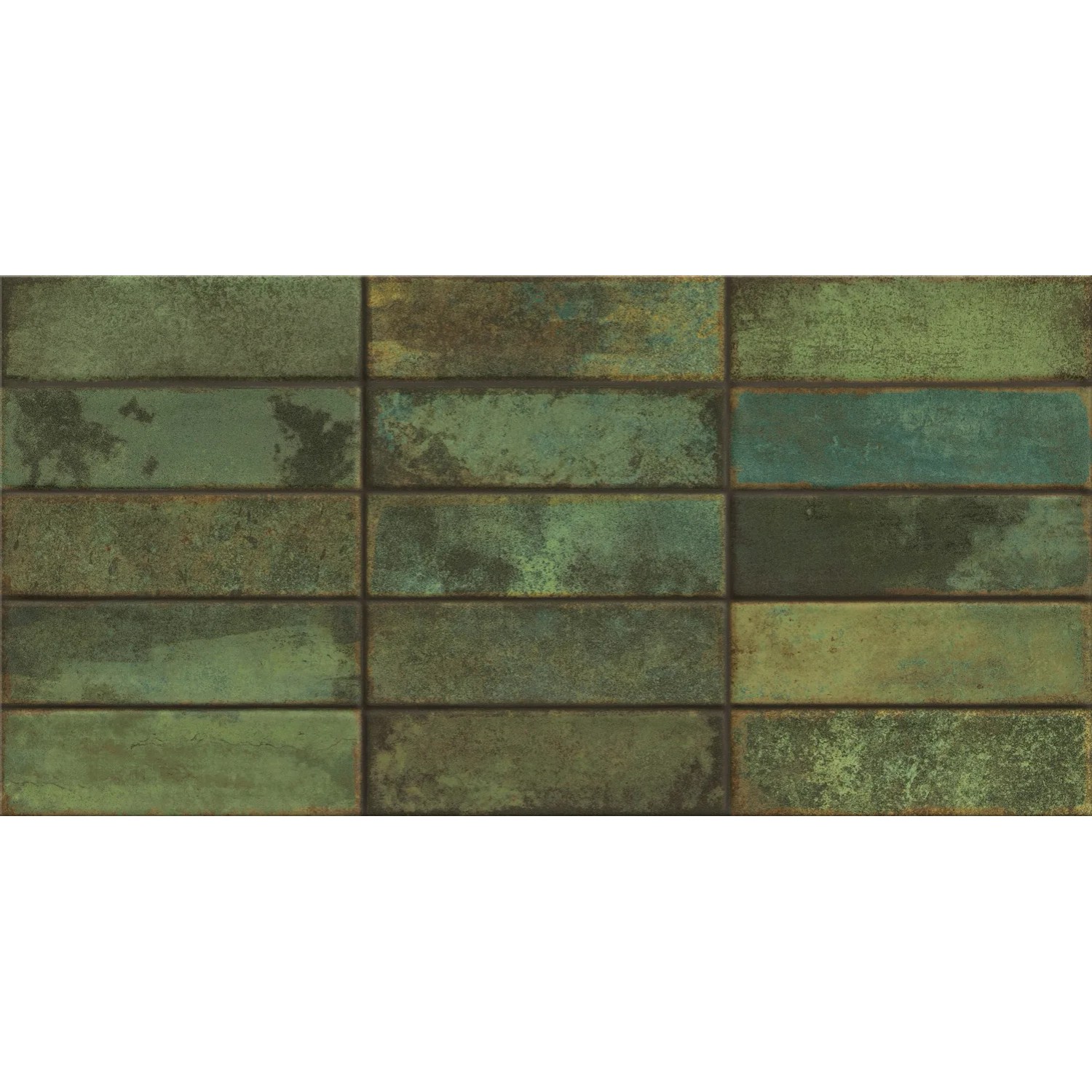 Glazura Tuzzi dark green 29,7 x 60 cm