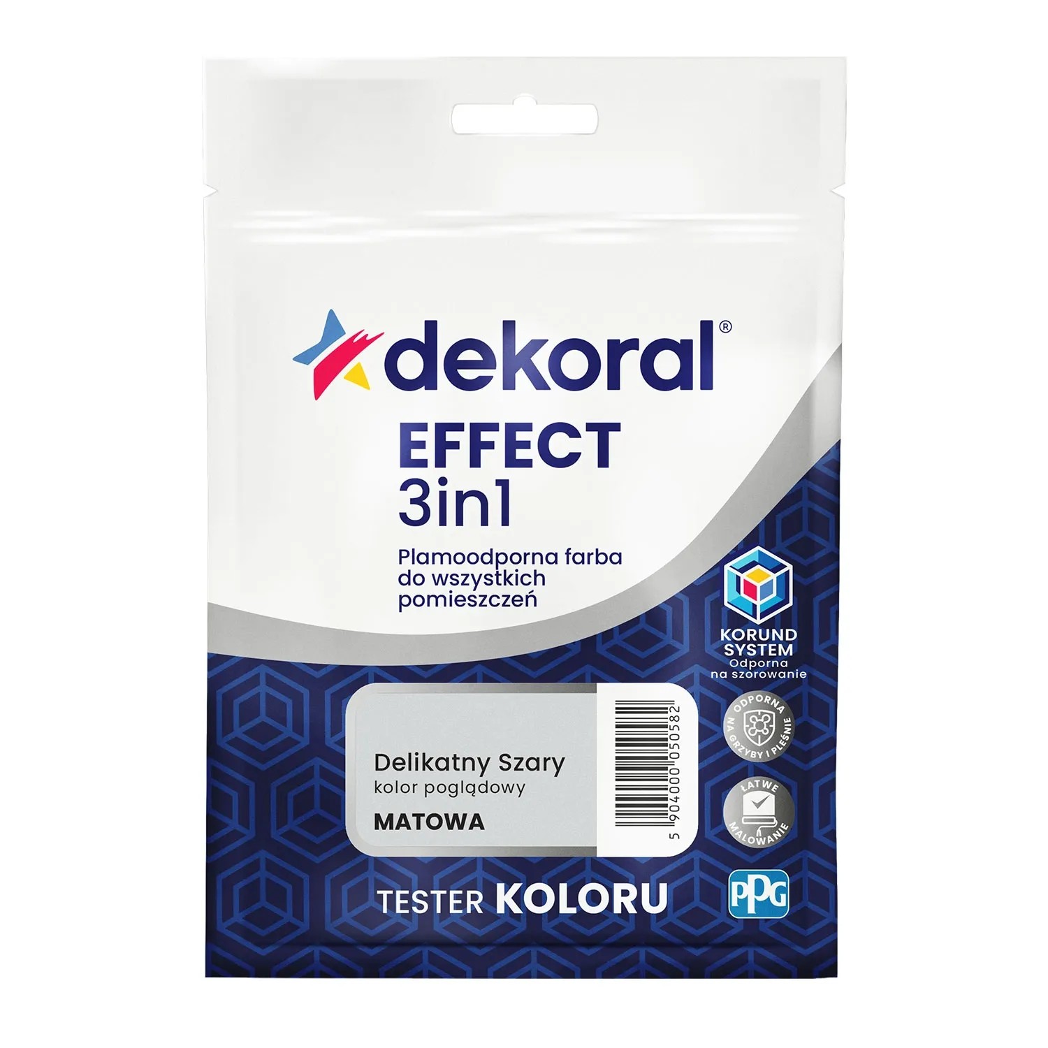 Tester farby Dekoral Effect 3w1 delikatny szary 0,04l
