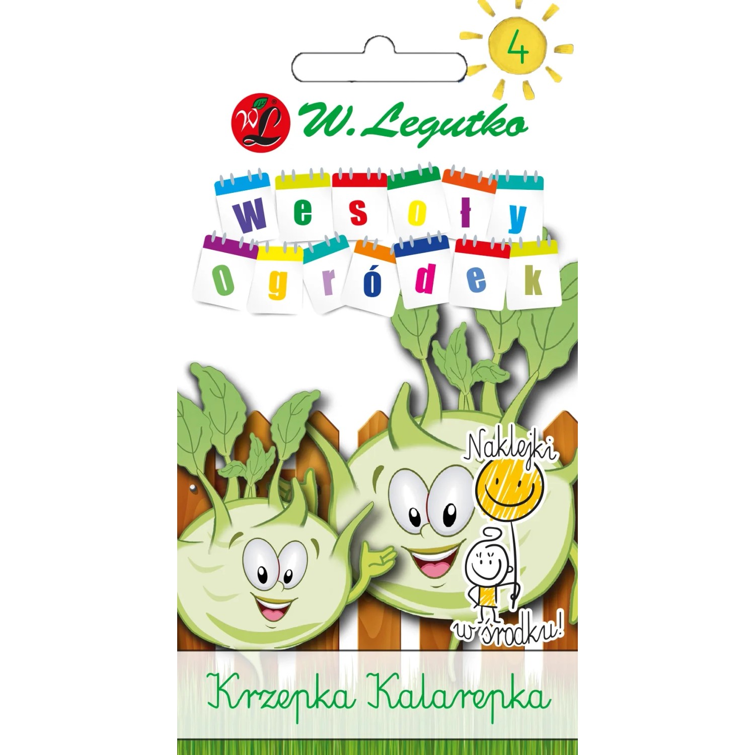 Legutko Wesoły ogródek Kalarepa Wener Witte wczesna