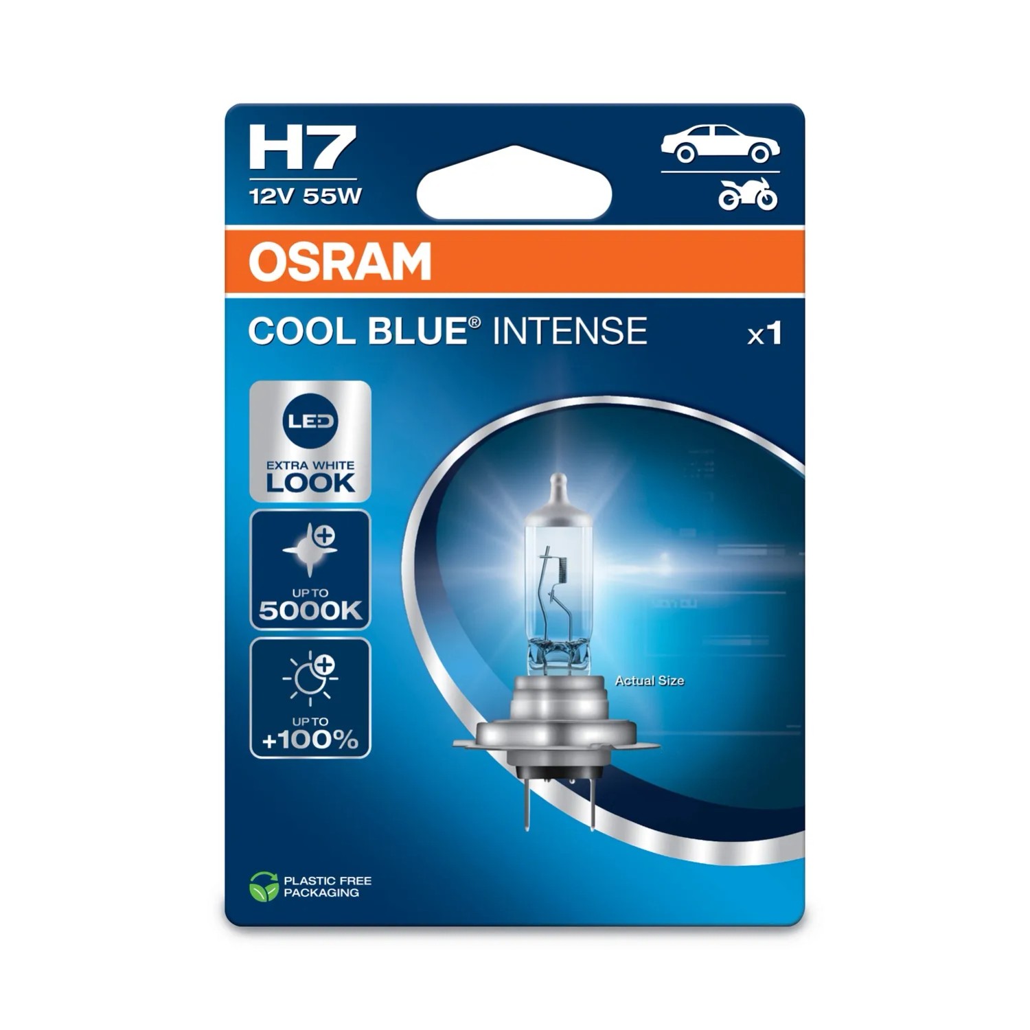 Osram Żarówka halogenowa cool blue H7 1 sztuka