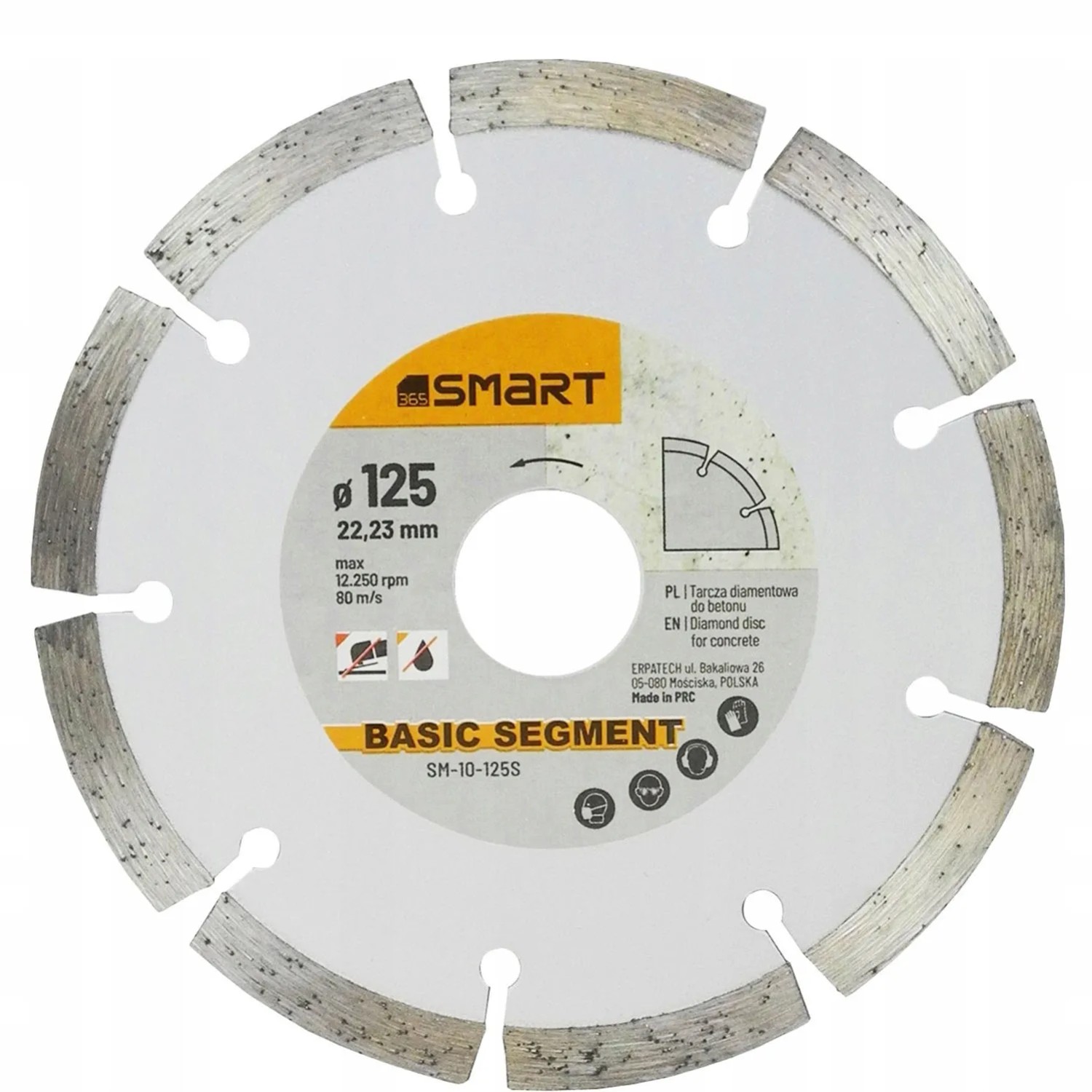 SMART365 Tarcza diamentowa Basic Segment 125 mm