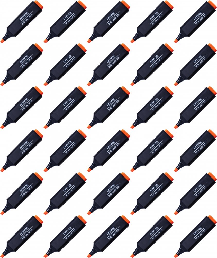 100x Zakreślacz Office Products, ścięta, 1-5mm, pomarańczowy