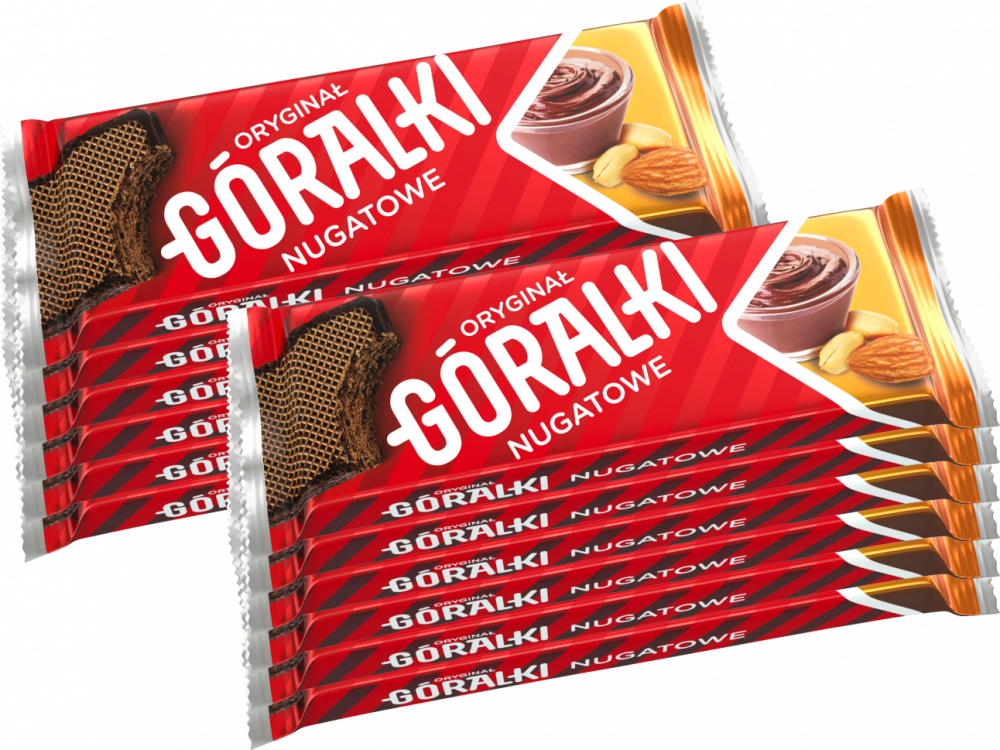 12x Wafelek Góralki, nugatowy, 45g