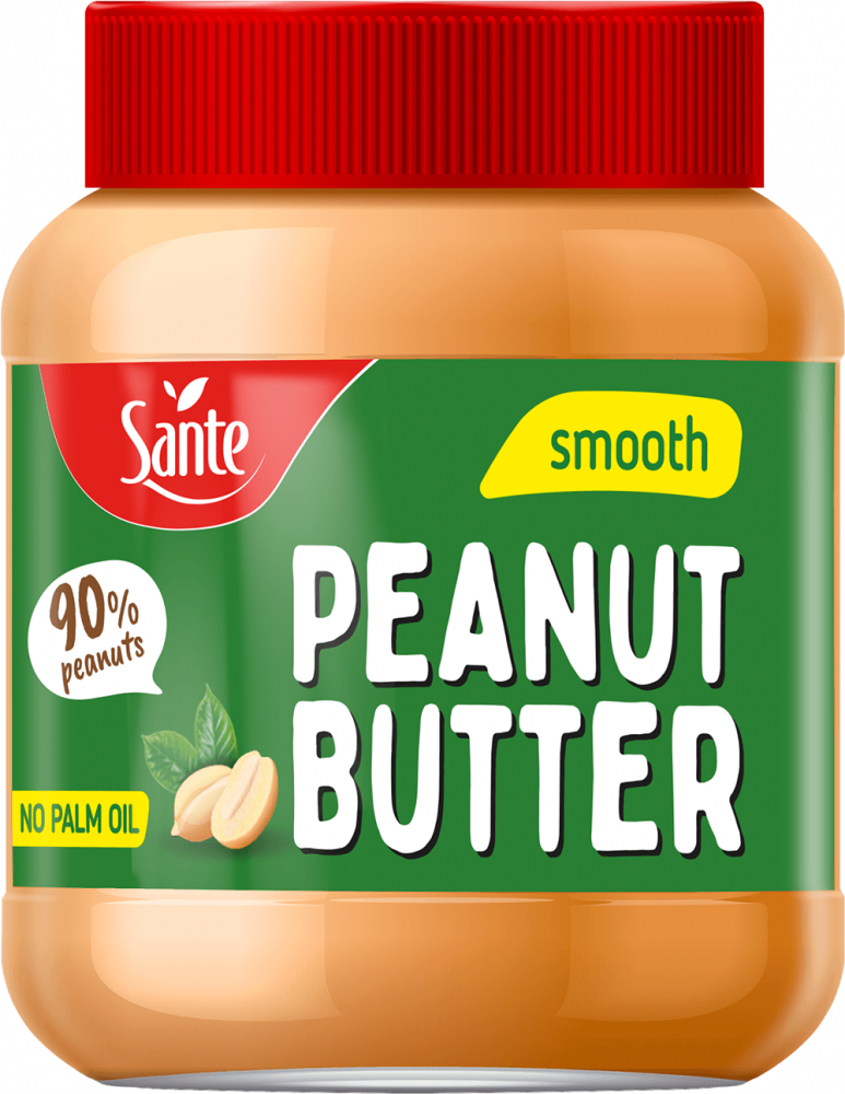 Masło orzechowe Sante Peanut Butter Smooth, 350g