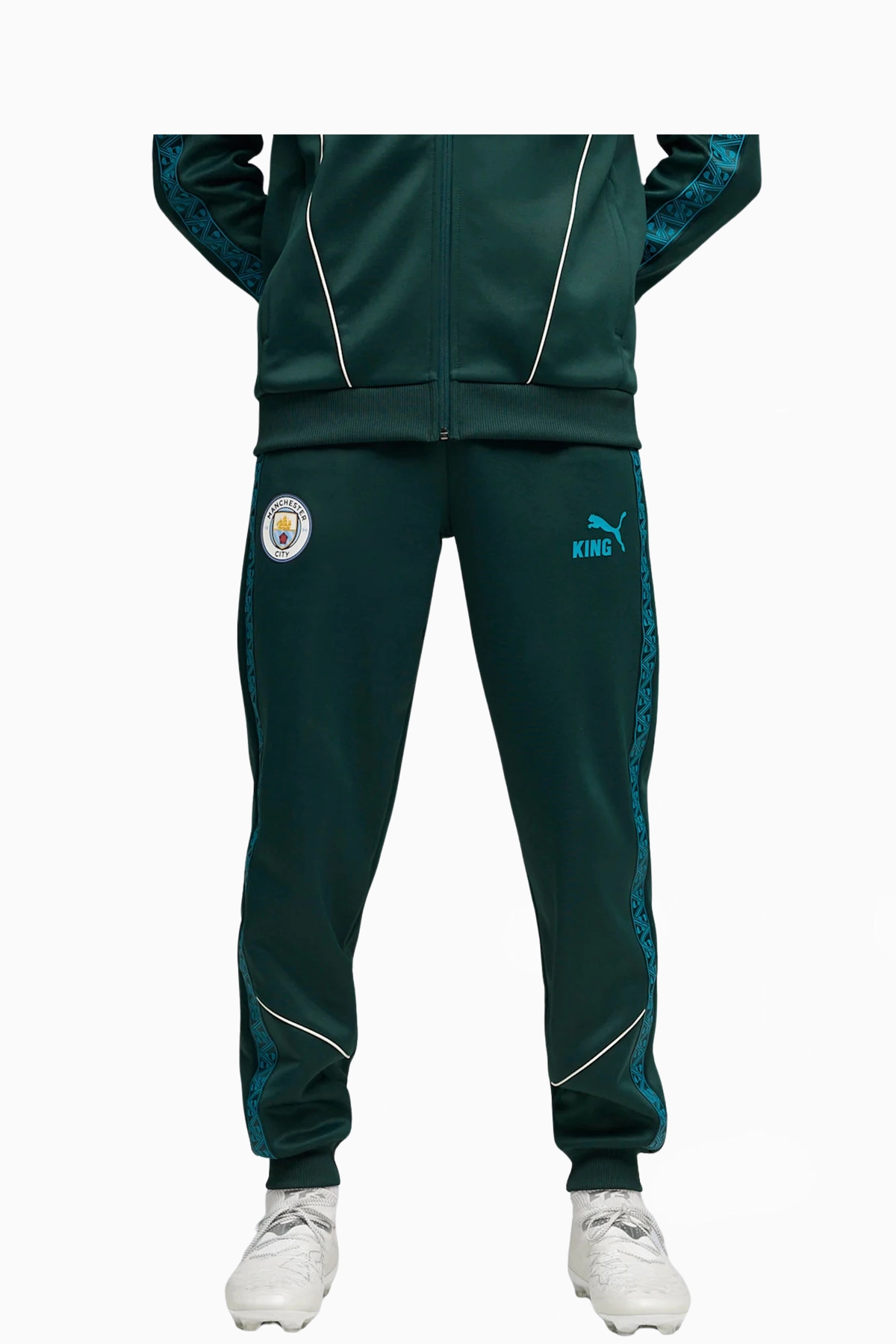 Spodnie Puma Manchester City 25/26 KING Anthem - Zielony