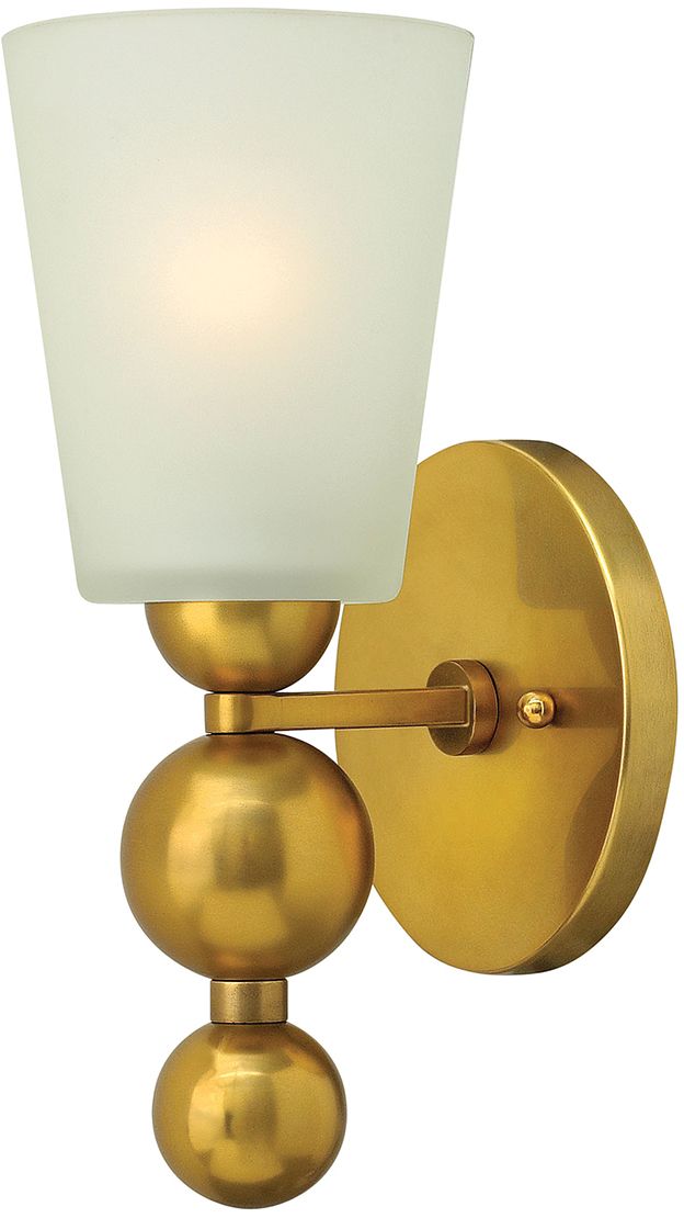 Elstead Lighting Zelda kinkiet 1x60 W vintage mosiądz HK-ZELDA1-VS