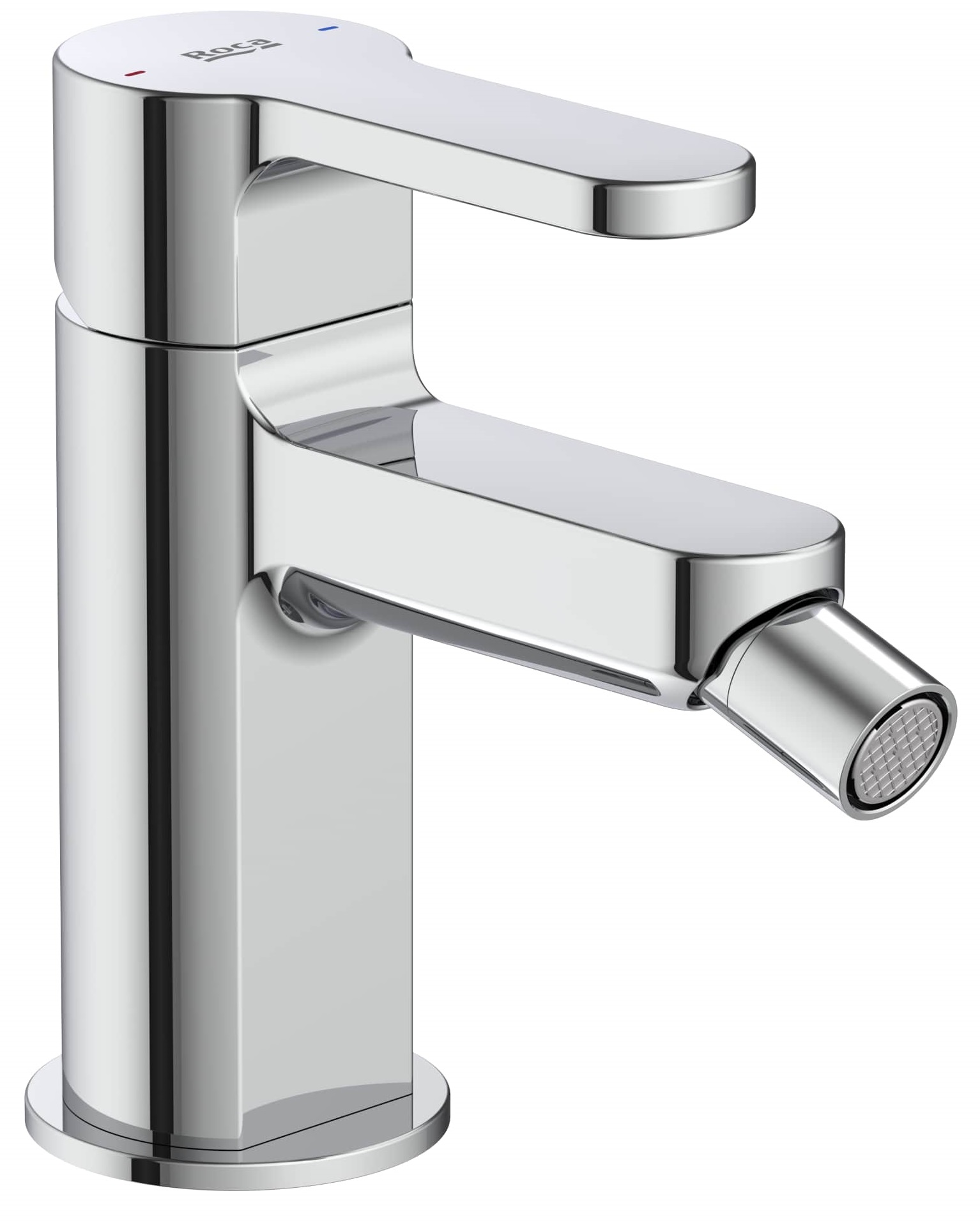 Roca l20 bateria bidetowa stojąca chrom A5A629HC00