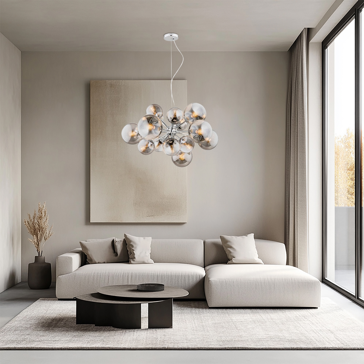 Argon Satelite lampa wisząca 15x15W grafit 5022