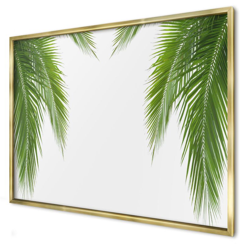 Magnetyczna tablica ozdobna Wallfluent 100x70 Egzotyczna natura w złotej ramie 1szt
