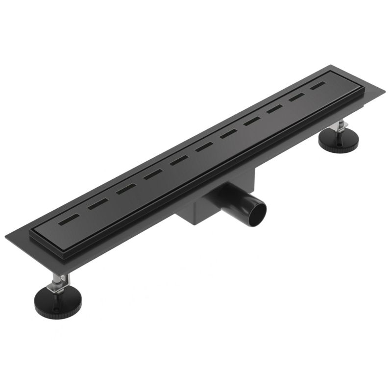 Odpływ liniowy SEVANTE z maskownicą WK122 60 cm czarny FLAT 1szt.