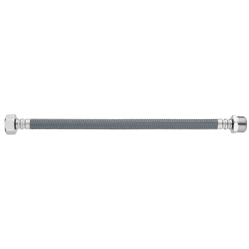 Wąż Wężyk Przyłączeniowy w Oplocie Prosty GW/GZ 1/2"x1/2" 45 cm Invena 1 szt.