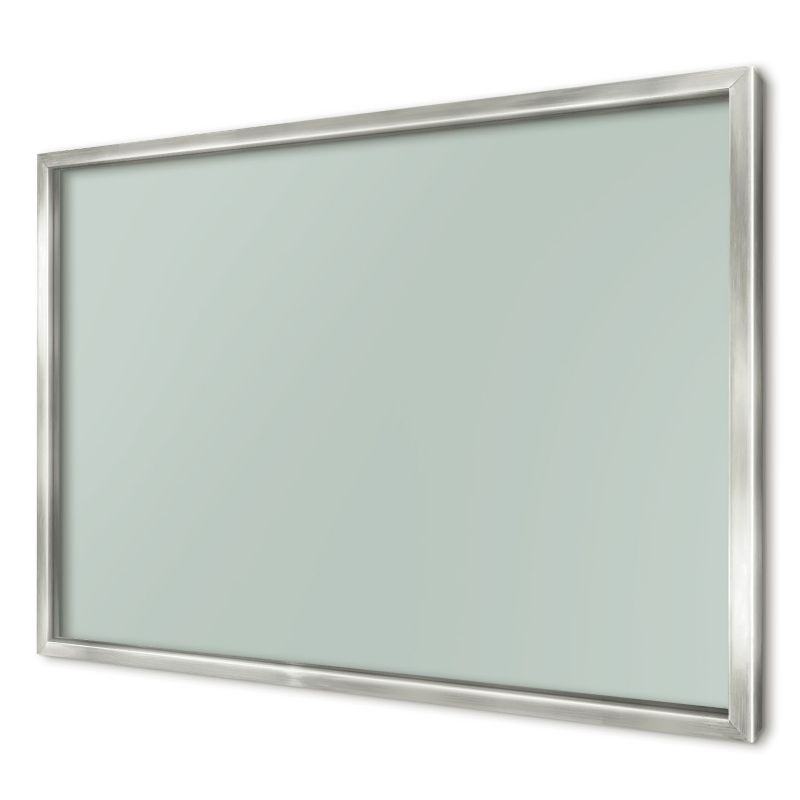 Tablica magnetyczna ozdobna Wallfluent 60x40 Jasny miętowy w srebrnej ramie 1szt