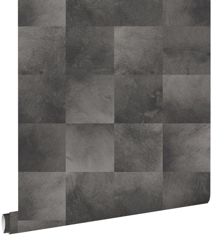Tapeta ESTAhome skóra zwierzęca ciemnoszarym 53 cm x 10.05 m - 1 rol.