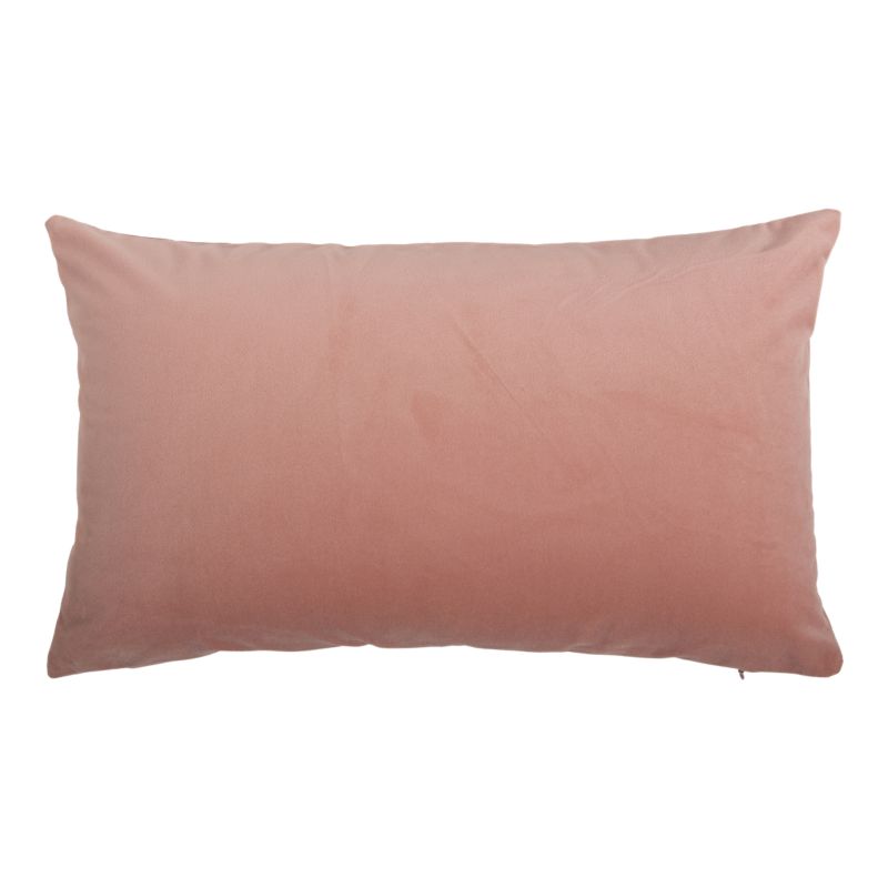 Poszewka GoodHome Valgreta aksamit 30 x 50 cm brudny róż