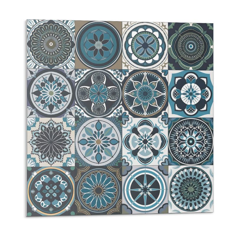 Kafelki samoprzylepne Wallfluent 50x50 cm Kratkowe mozaiki w stylu 4 szt.
