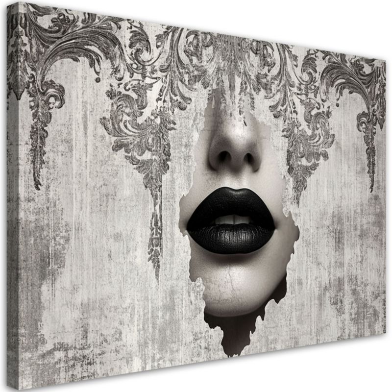 Obraz do salonu sypialni Feeby Twarz kobiety abstrakcja 90x60cm 1szt