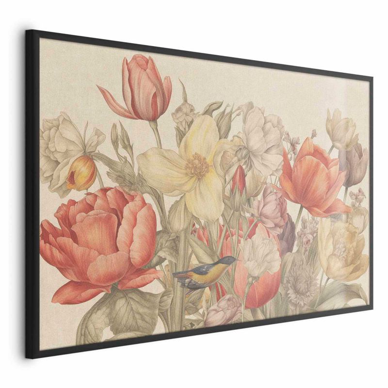 Plakat Artgeist Bukiet 30x21 cm z ramą czarną 1 szt