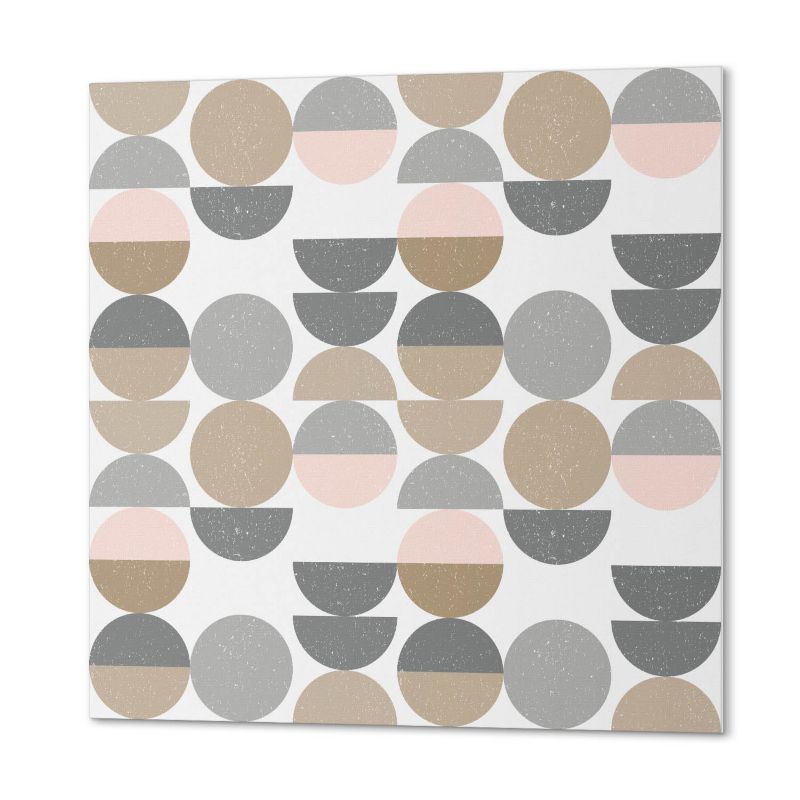 Płytki Winylowe ArtPrintCave 50x50 cm Geometria okręgów i półokręgów 4 szt.
