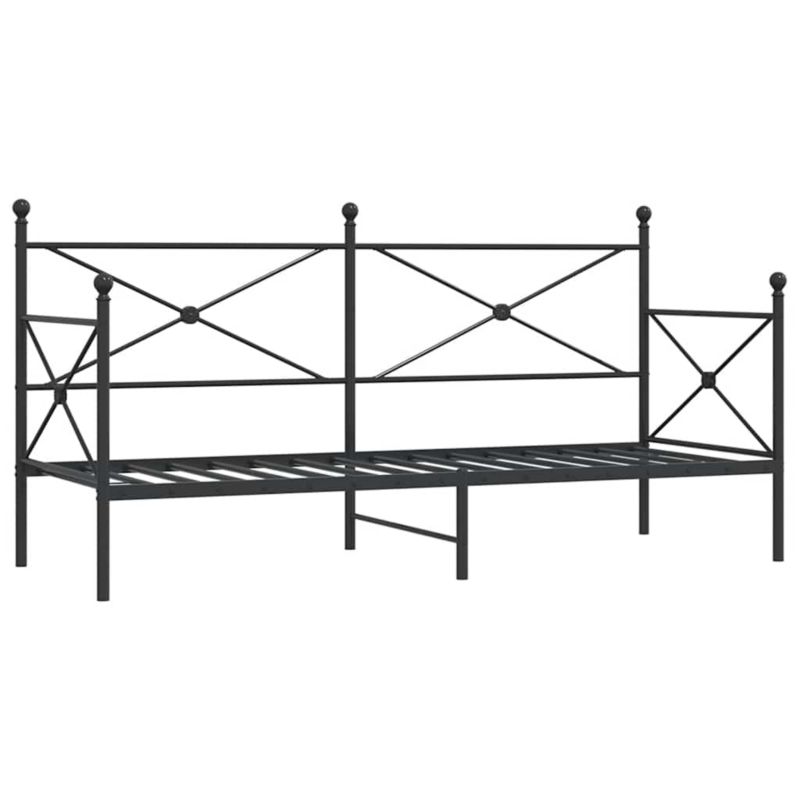 Rama łóżka WaszeMeble 80x200 cm Czarny metal WM-4104665 1 szt.
