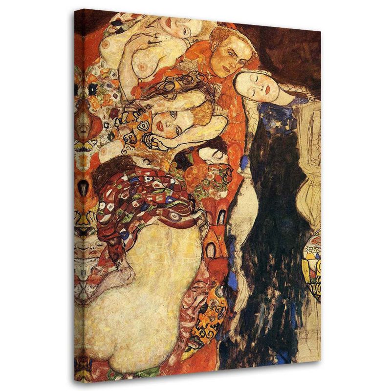 Obraz na płótnie Feeby Panna Młoda - G. Klimt reprodukcja 40x60cm 1szt