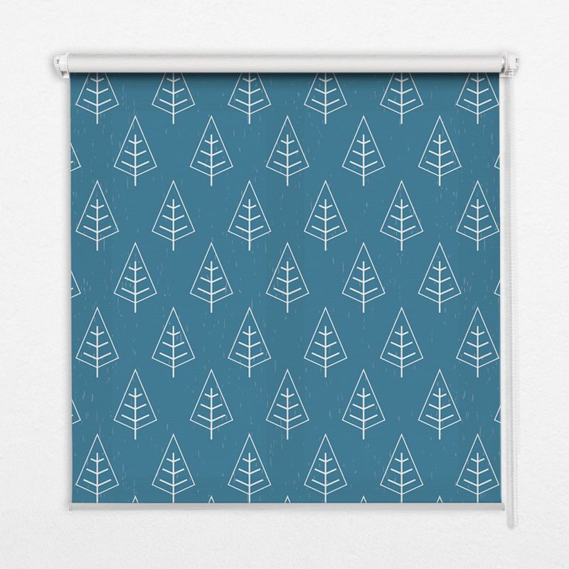 Wolnowisząca roleta zaciemniająca Tulup 130x180 cm Drzewa 1 szt.
