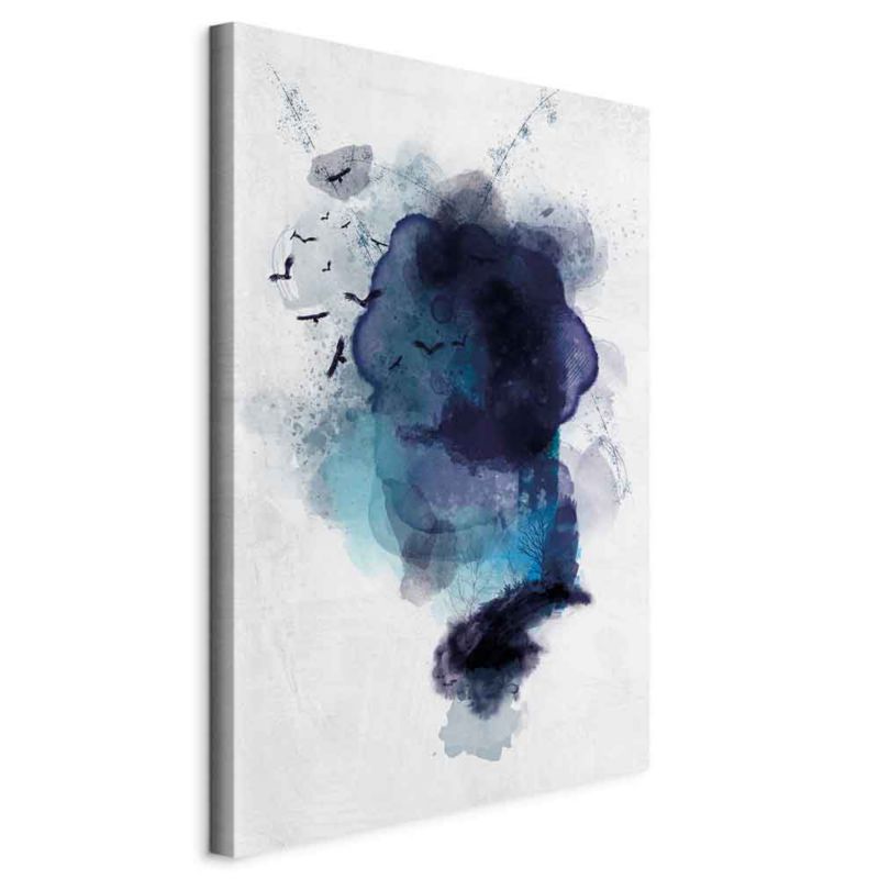 Obraz Artgeist Niebieskie wspomnienie 60 x 90 cm płótno włoskie 1 szt