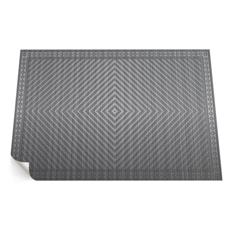 Winylowy Chodnik Zewnętrzny ArtPrintCave 80x120 cm Geometryczne romby designerskie linie 1 szt.