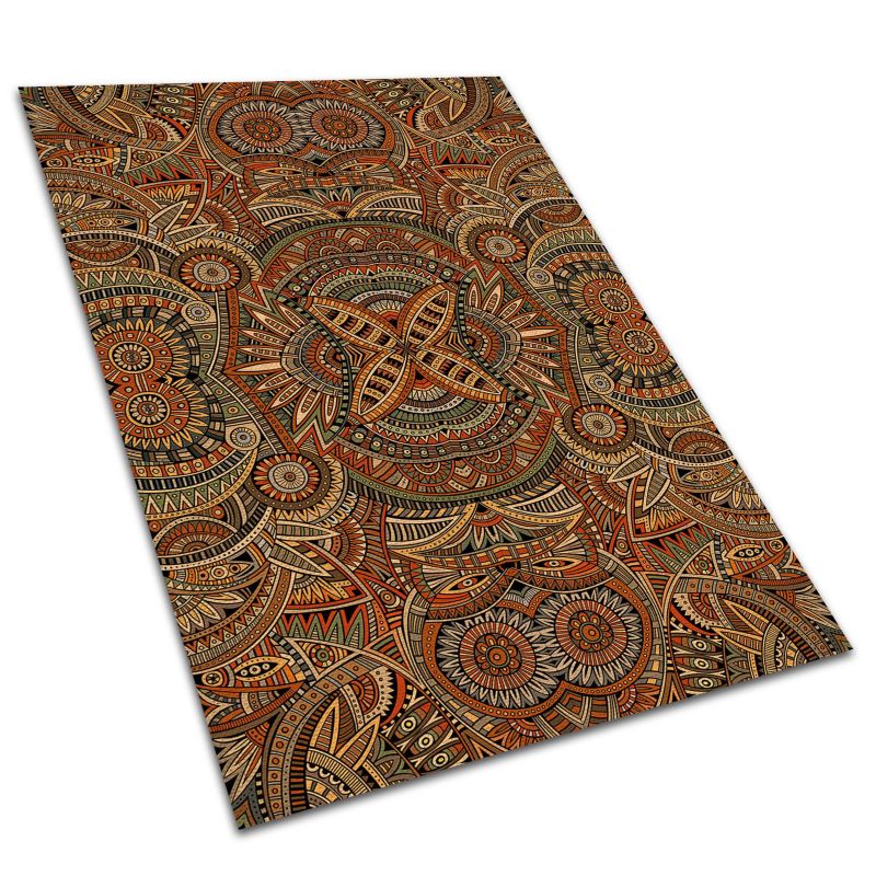 Winylowy Dywan Tarasowy Tulup 100x150 cm Do Ogrodu, Na Taras Etniczna abstrakcja 1 szt.
