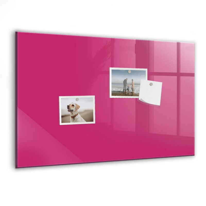 Tablica Magnetyczna Na Ścianę Wallfluent 60x40 cm Intensywna barwa fuksji 1 szt.