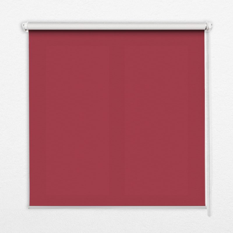 Roleta Przepuszczające Światło Tulup 120x140 cm Ciemny Czerwony Montaż do ściany/sufitu 1 szt.