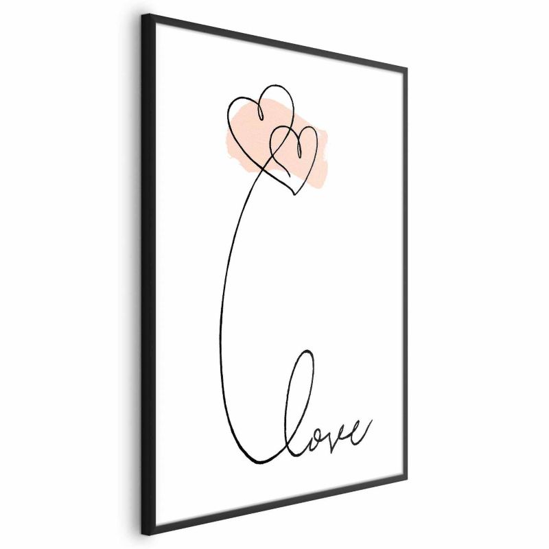 Plakat Artgeist Połączeni w chmurach 40x60 cm z ramą czarną 1 szt