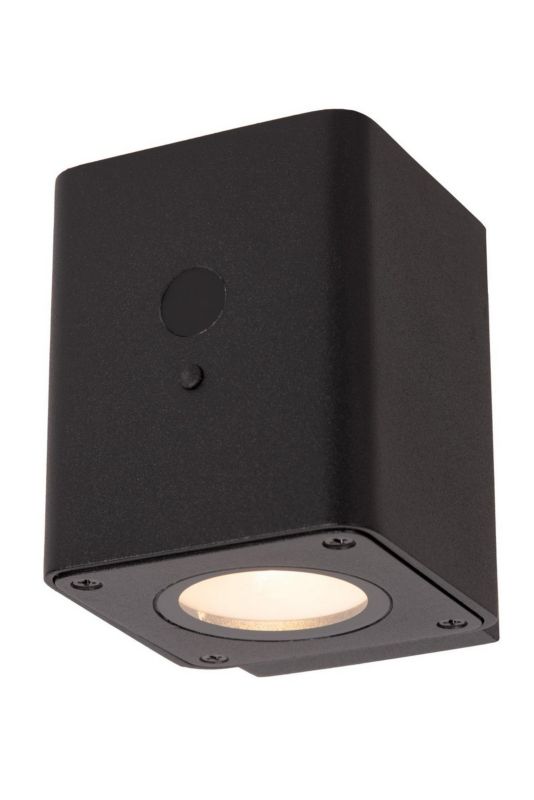Kinkiet zewnętrzny solarny z czujnikami Lucide RAMIN czarna LED 1W 2850-3150K 100lm IP65 wym:10,5x12,2x8,8cm - 1 szt.