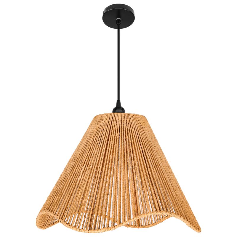 Lampa sufitowa wisząca LED E27 MasterLED Volgo oprawa pleciona 35cm boho żyrandol 1 szt.