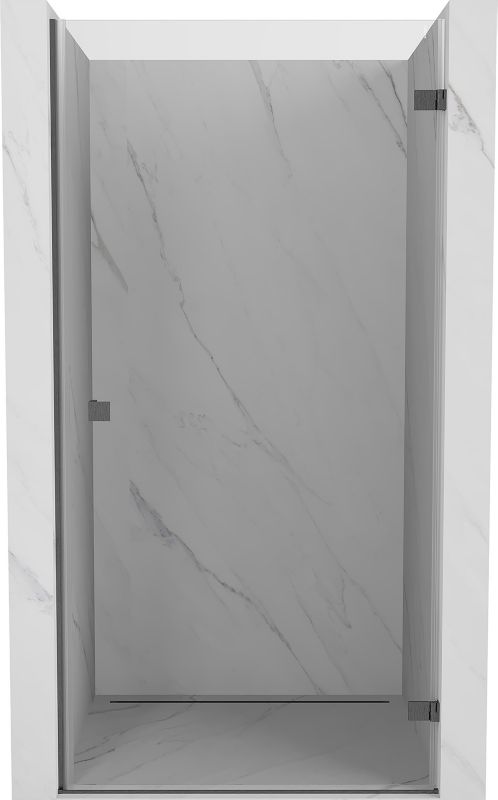 Drzwi prysznicowe uchylne Mexen Lunar-B gun gray 90x200 cm 1 szt.
