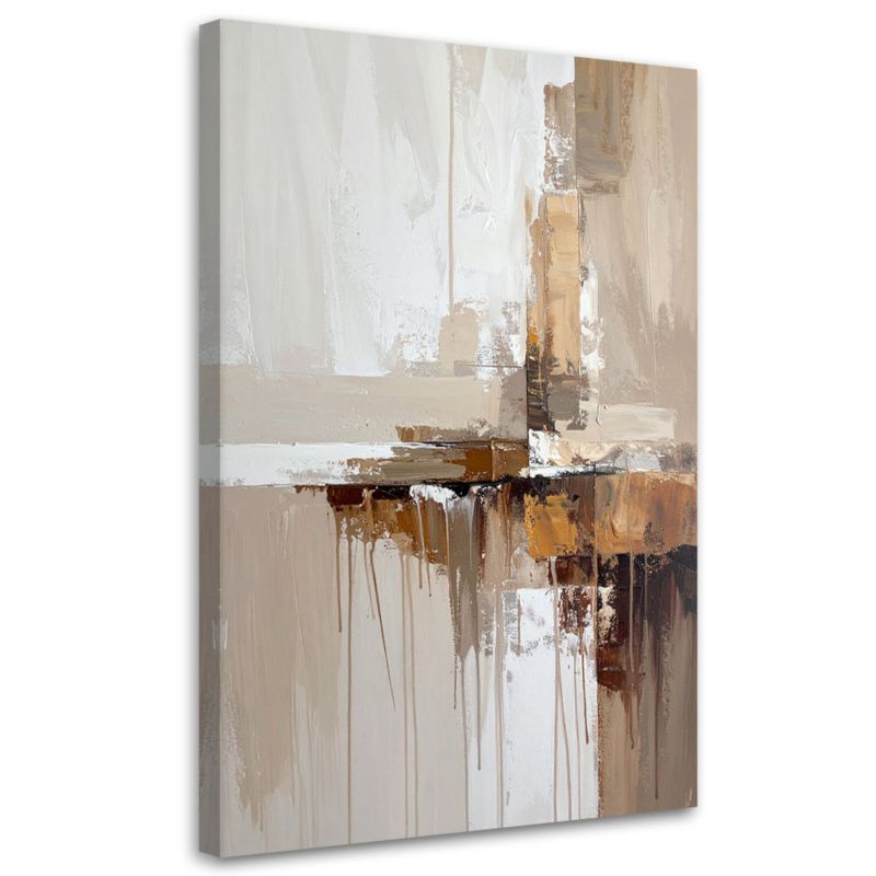 Obraz pionowy do salonu sypialni kuchni biura loftu Feeby Beżowa 30x45cm 1szt
