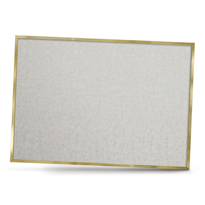Dekoracyjna tablica magnetyczna ArtPrintCave 100x70 Roślinny wzór w złotej ramie 1szt