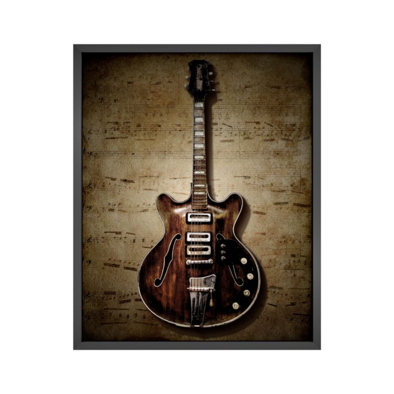 Plakat w ramie 40 x 50 cm gitara