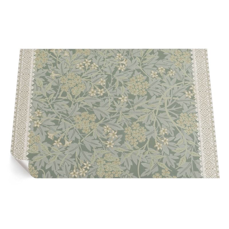 Balkonowy Dywan Winylowy UV ArtPrintCave 100x150 cm Ilustracja jaśminu William Morris 1 szt.