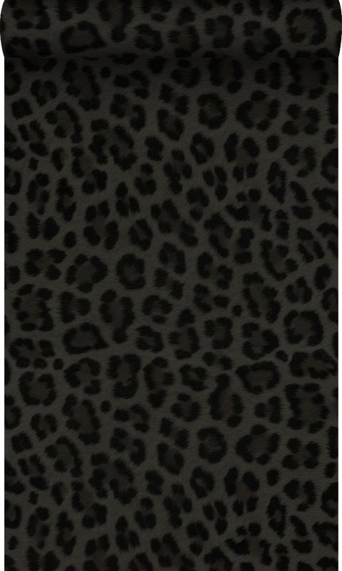 Tapeta Origin Wallcoverings panterka ciemnoszarymIczarnym 53 cm x 10.05 m - 1 rol.
